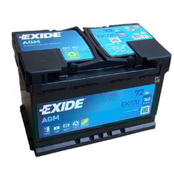 12V 72Ah Exide AGM RADIAL STAR TIRNAKLI L3 Akü